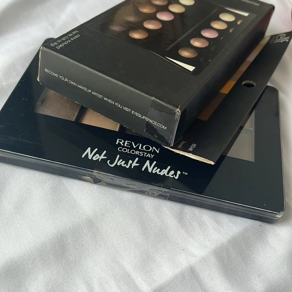 Revlon 02 Romantic Nudes + Elf Baked Texas New Sealed